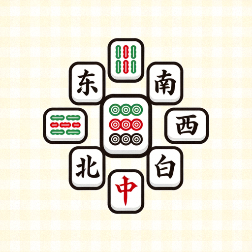 网页版麻将在线玩平台Logo，绿色圆形麻将图案